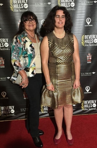 Julia and I at Hollywood Film Fest